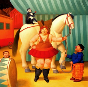 fernando vii Ölbilder verkaufen - Zirkustruppe Fernando Botero